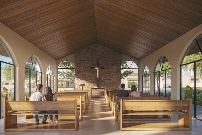Interior da Capela Ecumênica